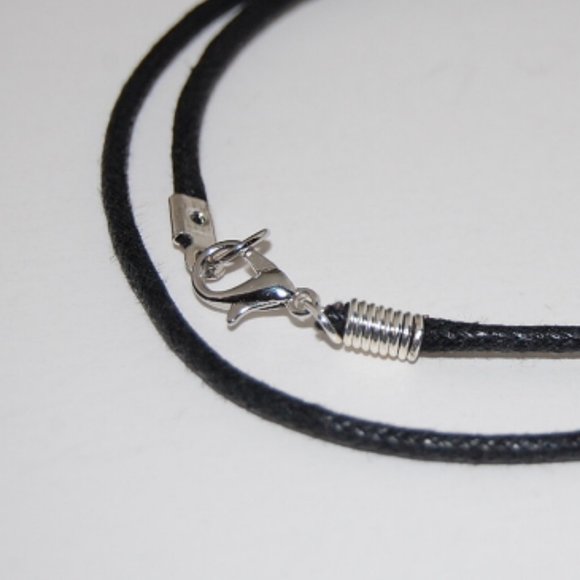 Lava Stone Necklace,Cord Necklace,Minimalist Necklace,Choker Necklace,Choker - Picture 2 of 2